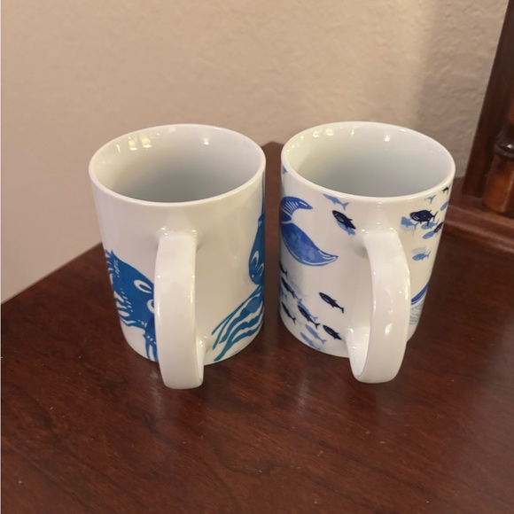 NWOT West Elm Sea Life Mugs - Picture 4 of 7